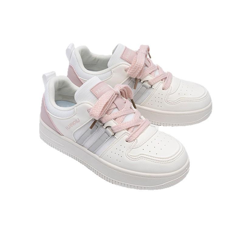 Global pink thick baseplate shoes women's ZHQ68305 summer new mesh women's shoes casual shoes student versatile shoes