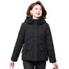 Hodo Women's Short Hooded Padded Winter Jacket for Seniors
