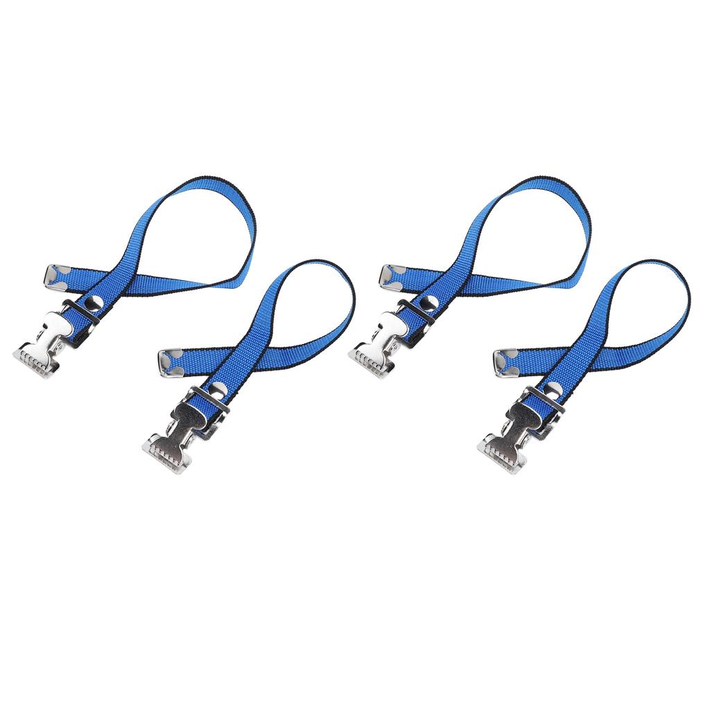 4Pcs Drywall Stilts Straps Flexible Nylon Aluminum Alloy Buckle Adjustable Drywall Foot Band Straps