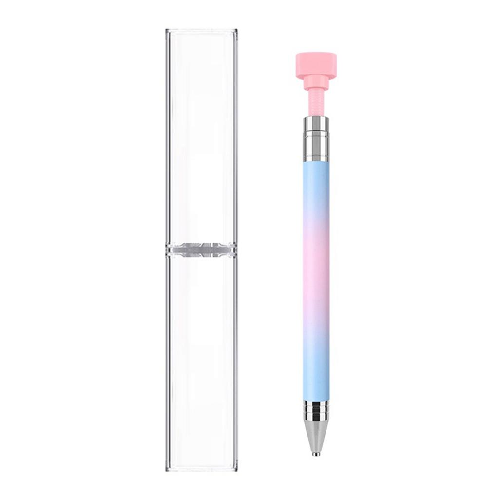 Rotating Nail Art Dotting Pen for Rhinestones with 360 Degree Tip Anti-Slip Handle Nail Art Dotting Pen for DIY Nail Designs