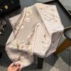 Fashion 100% Real Silk Scarf 53cm Square Bandelet Women's Silk Temperament Small Scarf Neck Decorative Wrap Printed Scarves