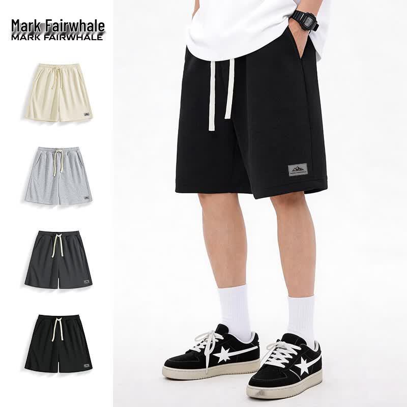 Mark Fairwhale Men s 300g Heavyweight Loose Fit Knee-Length Casual Athletic Shorts XL