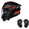 Easy Installation Flip Up Helmets Bottom Base Mount Support Secure Attachment for JHM 902 Improve Motorcycle Safety 2pcs