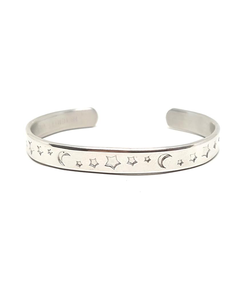 Sabona London F-Wg7 White Gold Celeste Bangle Bracelet Limited Edition