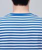 MUSINSA STANDARD Striped Relaxed Crew Neck T-Shirt [Blue]
