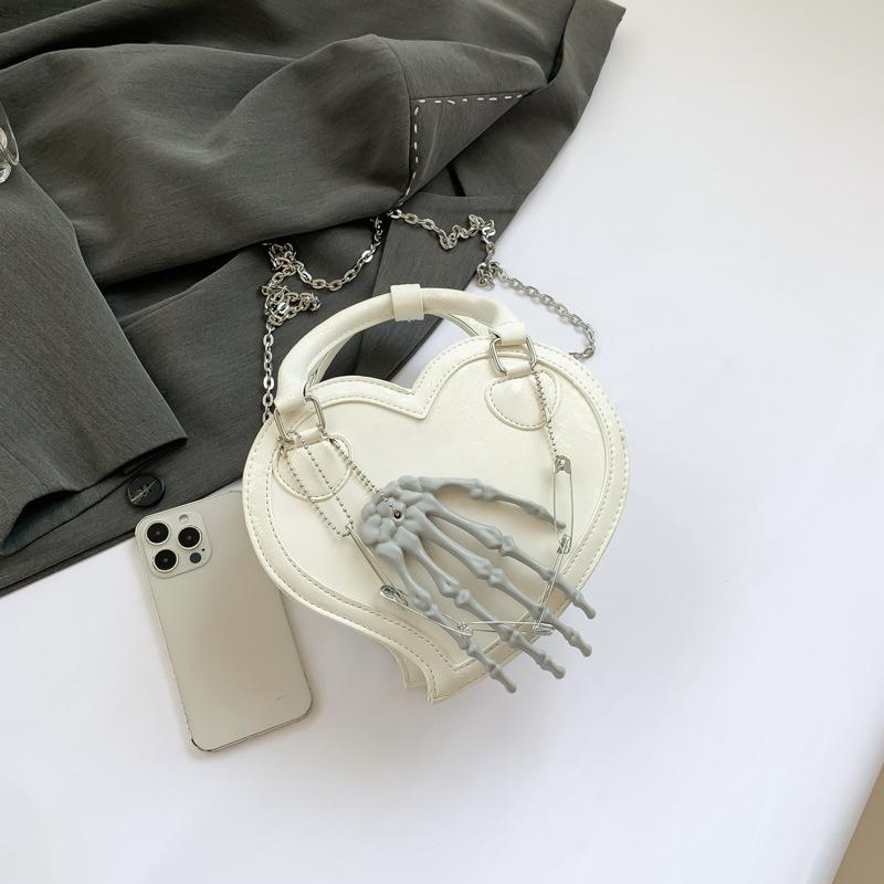 Personality creative love small bag women 2025 new Korean version fashion leopard print ins Internet celebrity popular handbag