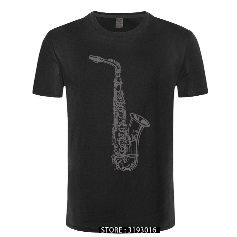 Gold Saxophone Jazz Music Tees Funny Oversized Tshirt Japanese Clothes Streetwear T Shirts for Men 3D Print TShirt S
