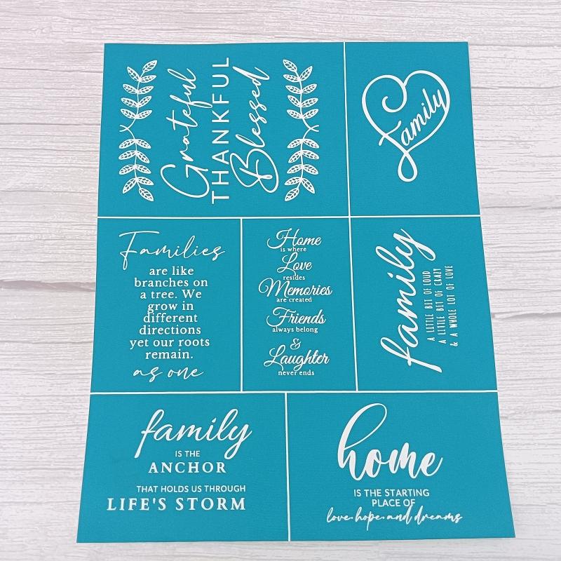 Selves-Adhesive Mesh Transfer Reusable Screen Stencil for Window, Fabric Decors