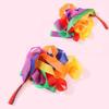 Ribbons Rainbow Streamers Hand Held Rhythmic Gymnastics Dance Fun Adults Kids Girls Sensory Development Toys Party Favors