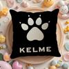 Luxury Fashion K-Kelme Cushion Cover Linen Organic Fabric Double-Sided Printing Breathable Pillow Case Sofa Home Decor Gift