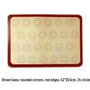 Coffee Silicone Baking Mat: 0.7mm Thick, Heat-Resistant, Platinum Silicone for Baking and Kneading