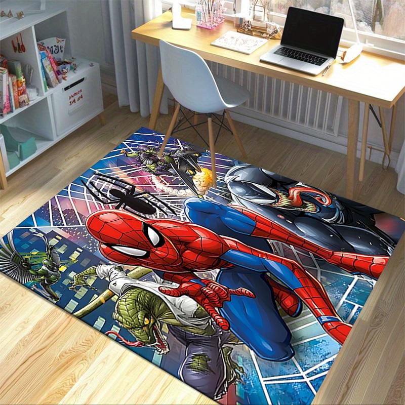 Spiderman Friends Carpet For Playroom Bedroom Living Room Sofa Home Decorkids Game Area Rug Nonslip Floor Mat
