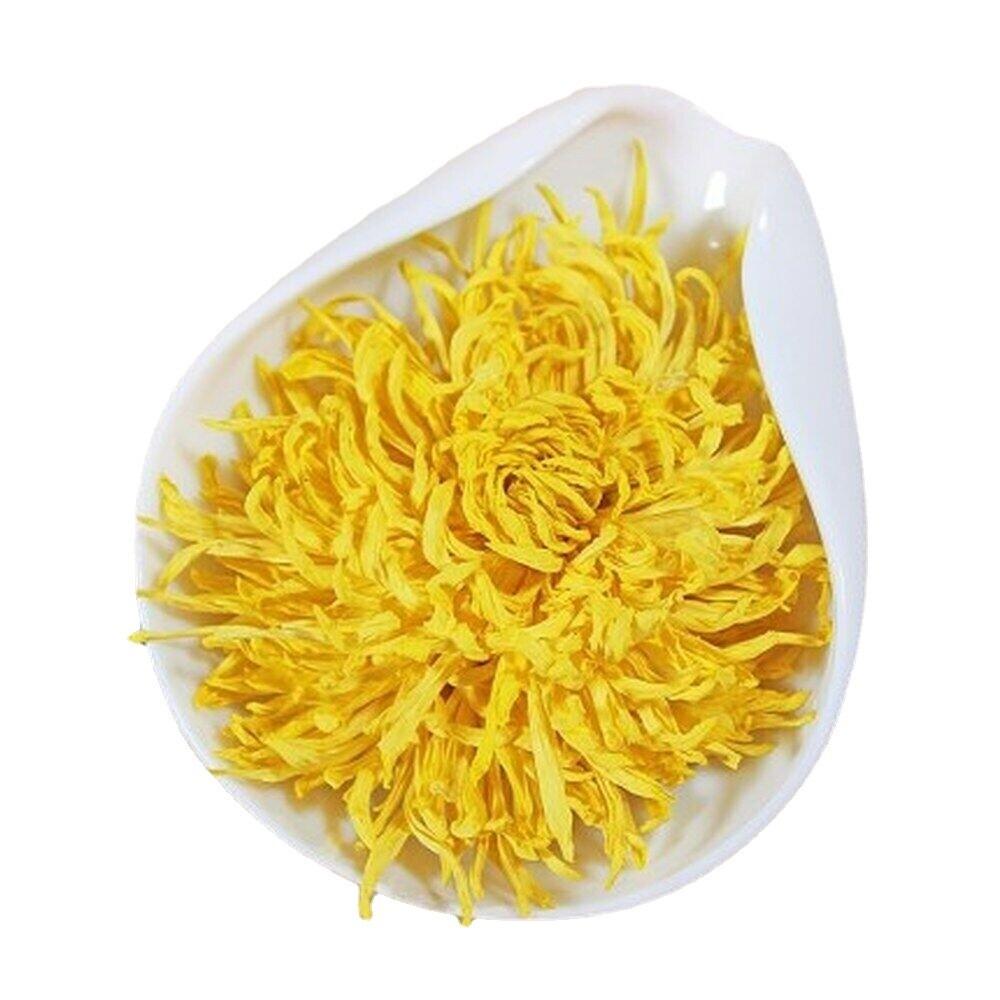 100pcs Kaiser Chrysanthemum Tea Bags Premium Golden Ju Hua Floral Herbal Tea Rich Antioxidants Support Wellness Relaxation Gift for Tea Lovers