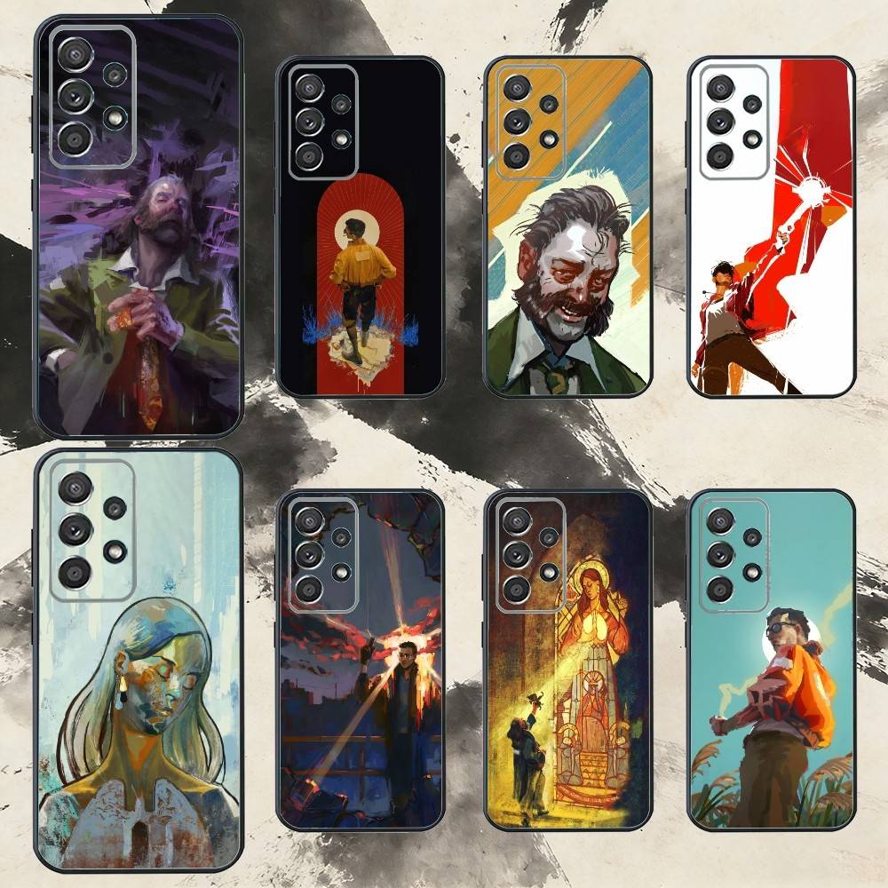 G-Game D-Disco E-Elysium Phone Case For Samsung S25,S24,S21,S22,S23,S30,Ultra,S20,Plus,Fe,Note,10,9,5G Black Cover