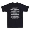 Lo siento, estoy ocupada con un Marido Increíble Camiseta Divertida para Hombre