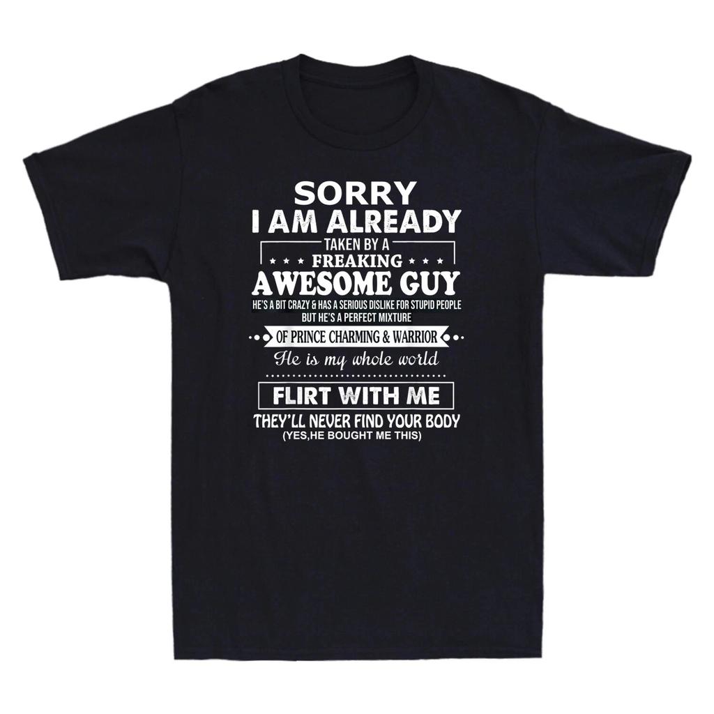 Scusa, sono impegnata con un Marito Fantastico T-shirt Divertente da Uomo
