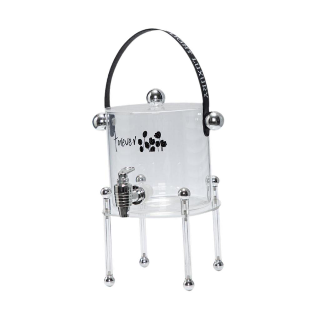Beverage Dispenser with Spigot Cold Kettle Faucet Stand Large Capacity Drink