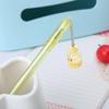 Back to school season 2Pcs 0.5mm creative drift bottle pendant gel pen, girly heart pendant pen, cute stationery water-based signature pen