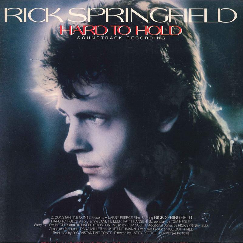 

LP Record RICK SPRINGFIELD - Hard To Hold ABL14935 RCA 1984 US Rock Used