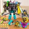 2-In-1 Insect Mecha Transformation Plaything Dragonfly Mantis Spider Scorpion Tiger Shark Transformable Robot Toys Children'S Plaything Present