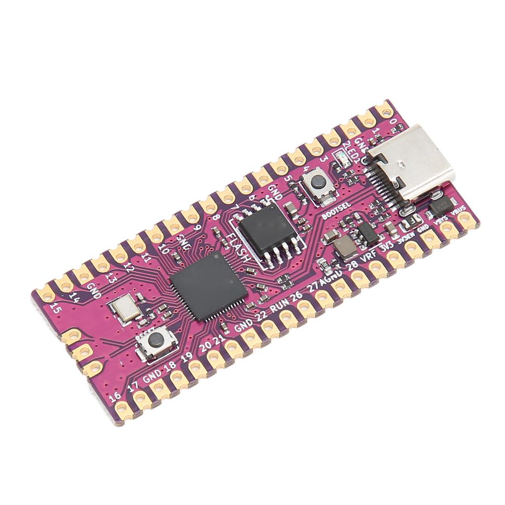 For RPi RP2040 Pico Board Dual Core ARM Cortex M0+ Processor Low Power Consumption Flexible Microcontroller Board