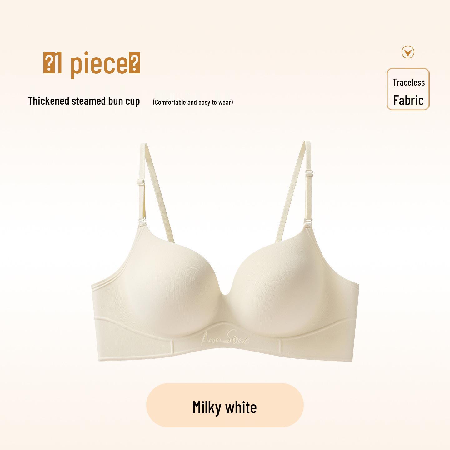 

Красивый бесшовный бюстгальтер с перекрещивающимися бретелями, мультяшный, супертолстый 6 см, для маленькой груди - Увеличивающий и поддерживающий 38/85AB