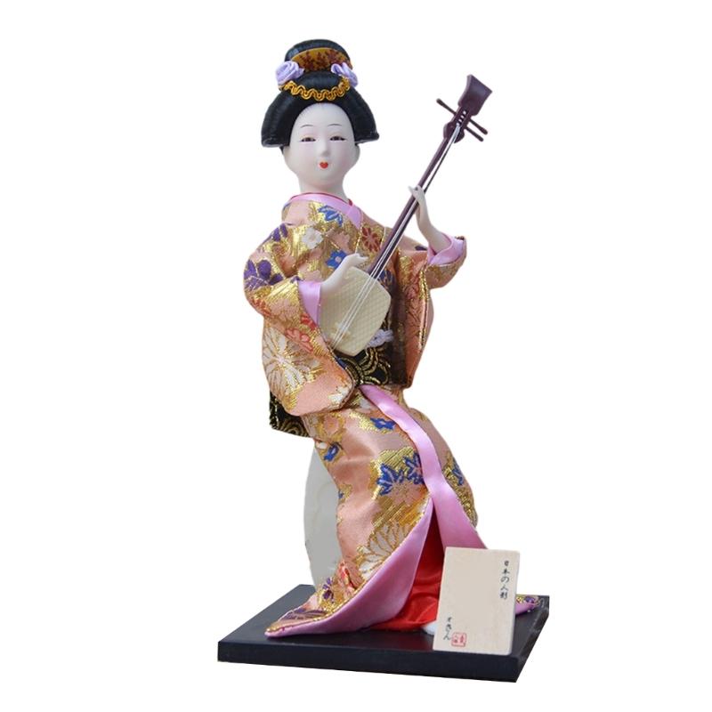 12Inch Handmade Kimono Dolls Ornamentation Ideal For Japanese Cuisines Restaurants And Home Room Authentics Decors
