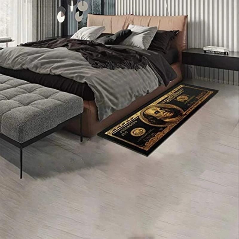 USA Dollar Design Carpet for Living Room Home Decor Kitchen Hallway Balcony Rugs Bathroom Anti-slip Floor Mat Entrance Floormat