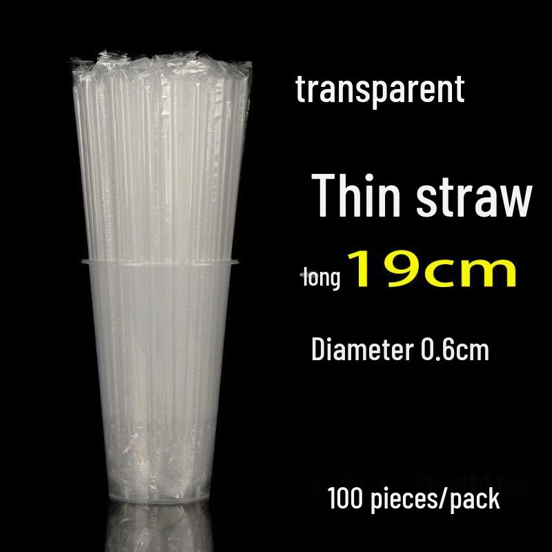 ZISIZ Disposable Food-Grade Thick Straws