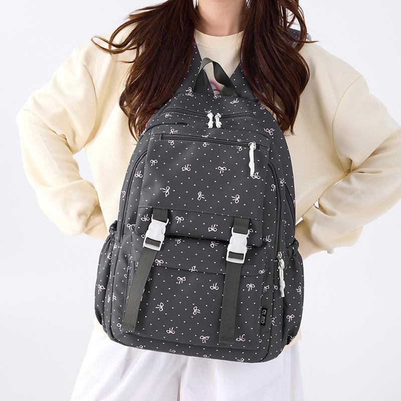 New cute versatile backpack large capacity simple casual light travel backpack fashionable student bag