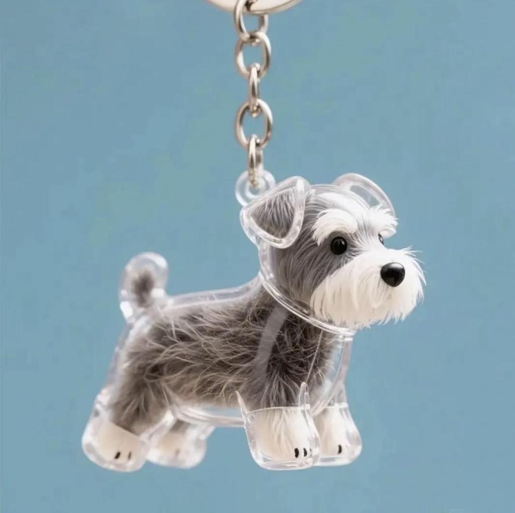 Puppy Transparent Hair Storage Box - Cute Pom-Pom Animal Dustproof Keepsake Decoration Gift