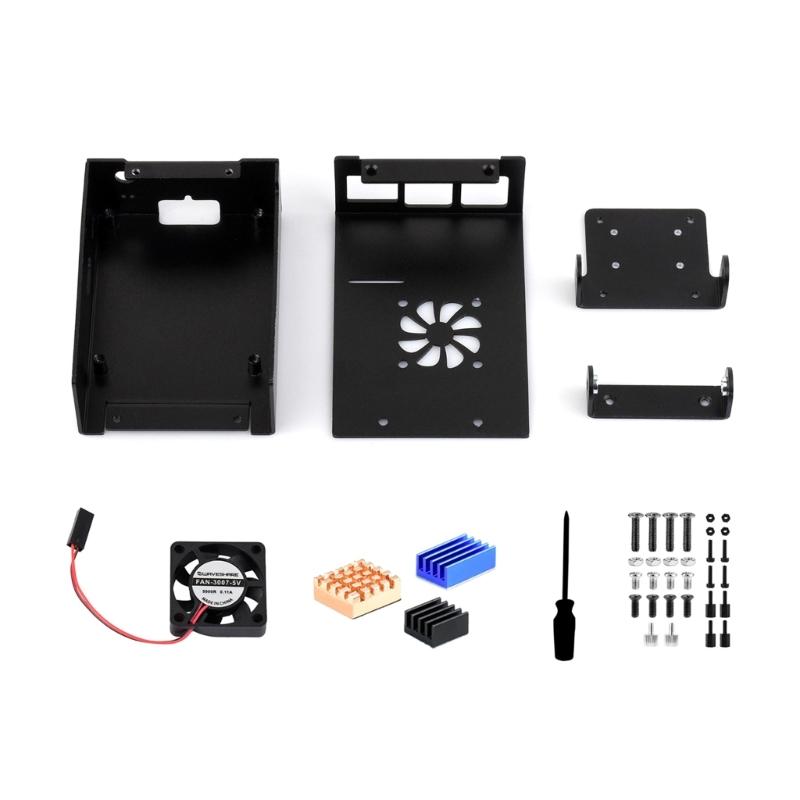 

Cooling Enclosure Case For Single Board Computers With Camera Mount Bracket Simple Installation For Five 2 Lite 1