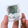 Mini Handheld Tetris Game Console Keychain - Nostalgic Stress Relief Toy & Creative Gift