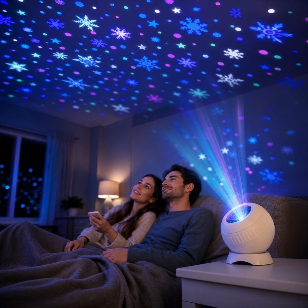 Rotating Projection Light with Effect for Home Decor and Party