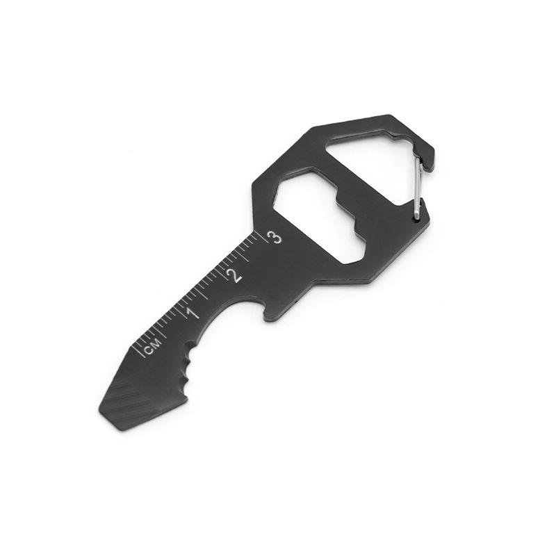 Multi-Functional Keychain Tool: EDC Card, Bottle Opener, Hex Key, Pendant, Portable Screwdriver