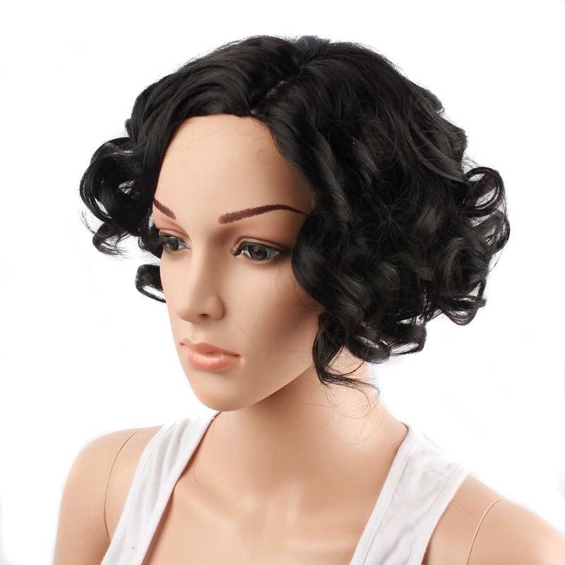 Unique African Short Curly Wig For Women Made With High-temperature Fiber Soft And Stylish