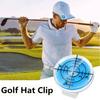 1/4Pcs Golf Level Hat Clip Marker Lightweight Golf Ball Marker Cap Clip with Colorful Design Easy To Carry Golf Hat Accessory