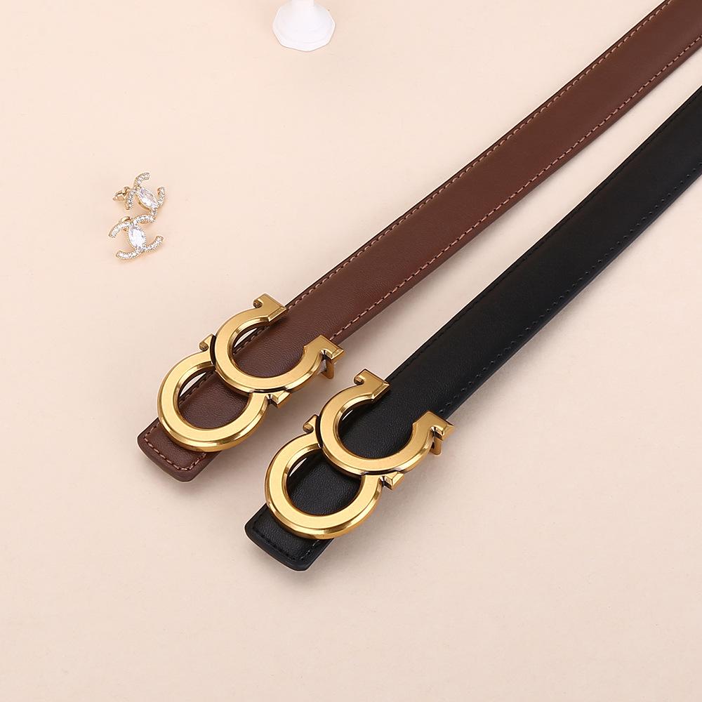 Women'S Belt Women'S Clothing Belt Simple Style Decorative Suit Pants Jeans