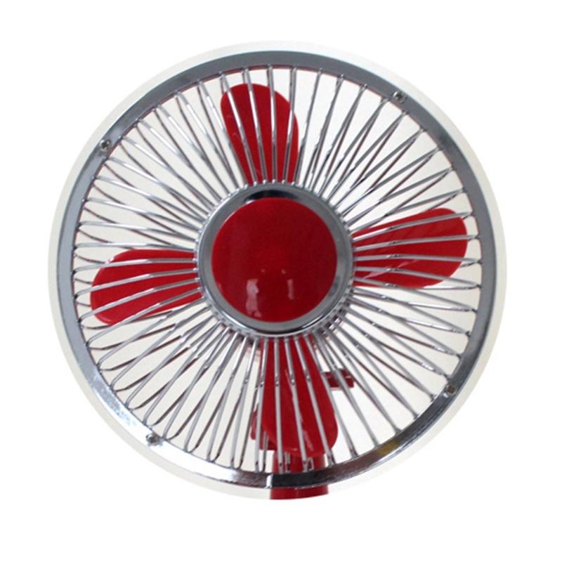Small Table Fan 5.7inch Oscillating Table Fan 2-Speed USB/AA Battery Power Desk Fan Gift