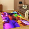 Tappeto Cartoon 3D F-FNAF per Camera da Letto Soggiorno Divano Zerbino Decorazione Casa, Tappeto Area Giochi Bambini Antiscivolo Regalo di Natale