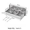 Beifu Modern Countertop 3-Compartment Seasoning Box Set