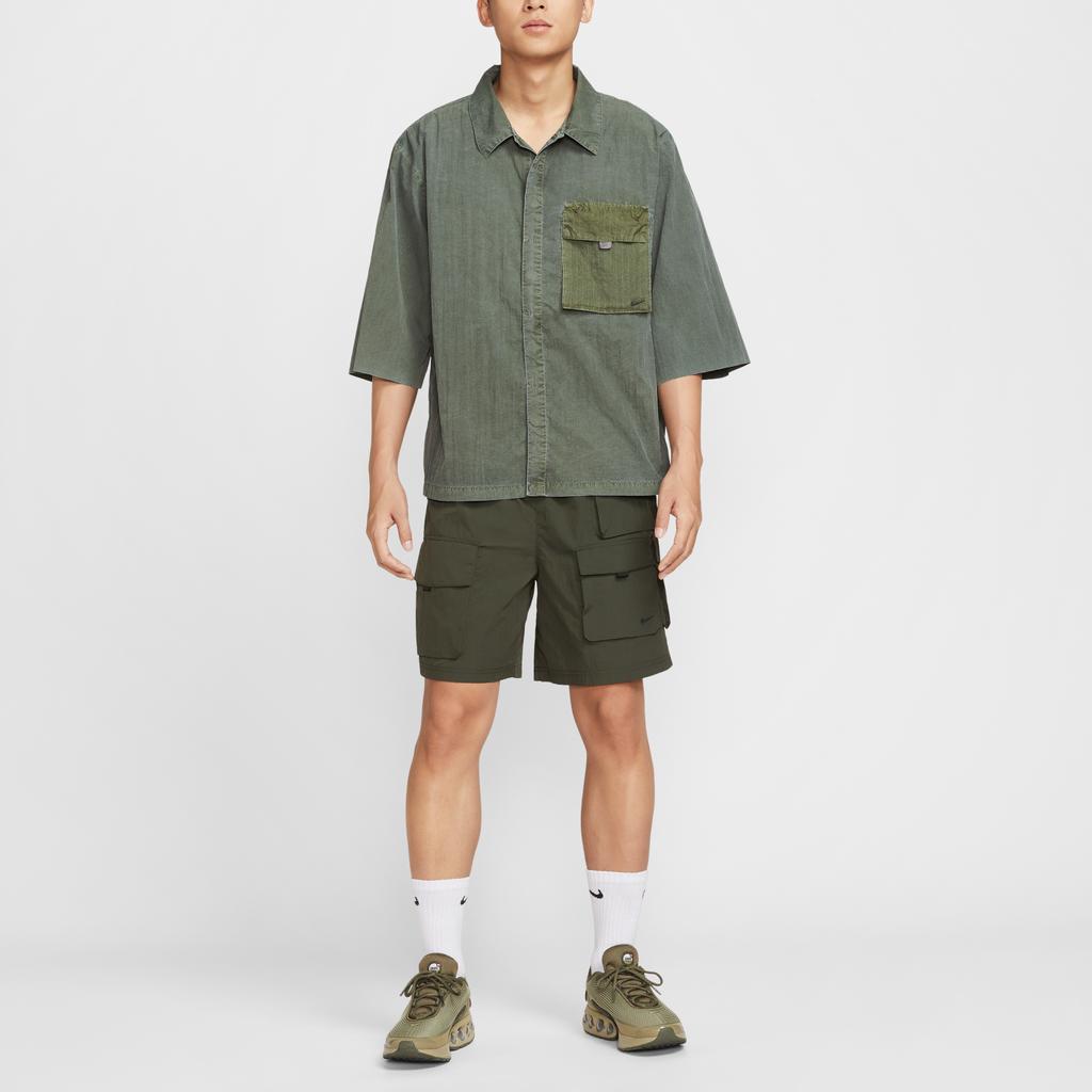 New Nike SS25 T Shirt Men's Gray Green HJ2955-355