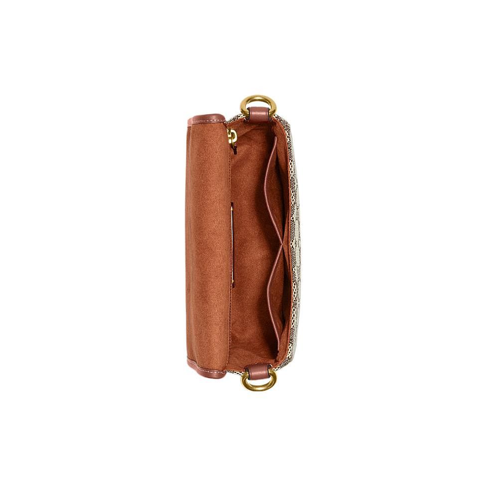 Coach CC098 Mini Cally Crossbody Bag Signature Khaki CC098-COC