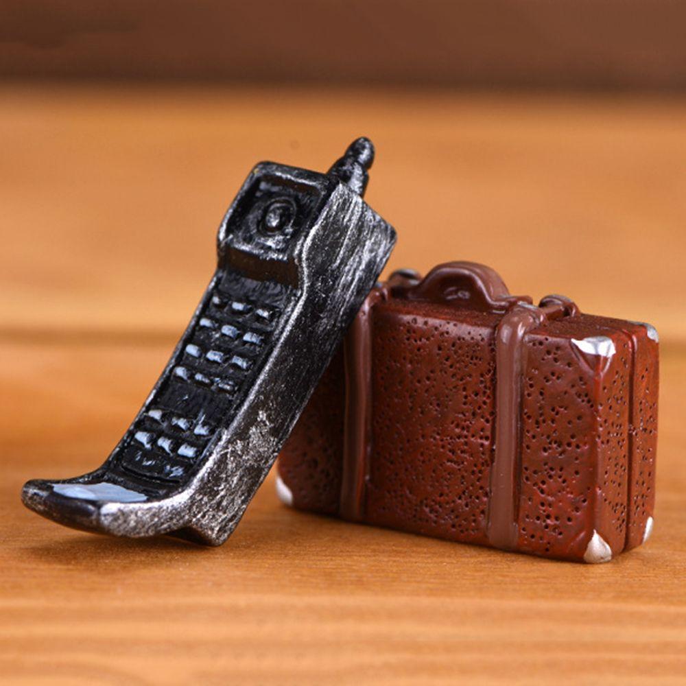 Retro Furniture Figurine Mini Dollhouse Ornaments Model DIY Decoration Craft Miniature Toy Gifts New Home Living Accessories