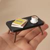 Dollhouse Miniature Coffee & Low Table Set with Sofa for Scene Decoration