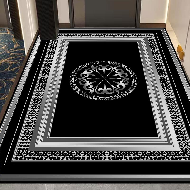 Luxury Style Entrance Door Mat Large Area Living Room Decoration Carpet 200x300cm Non-slip Lounge Soft Rug Washable Customizable