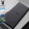 PLAYBOY Jeans droits décontractés d'été pour homme en Tencel