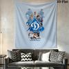 Dynamo Moscow Valor Wall Hanging Printed Fabric Blanket Decorative Tapestries for Bedroom Living Room Home Decor