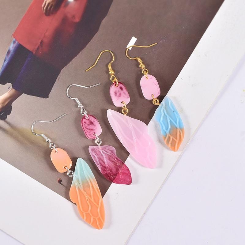 Silicone Resin Earrings Mold Butterfly Wings Pendant Mold for DIY Car Home Decor