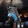 iPhone 17 Pro Max 360° Dönebilen Standlı Kılıf - Darbeye Dayanıklı Manyetik Savaşçı
